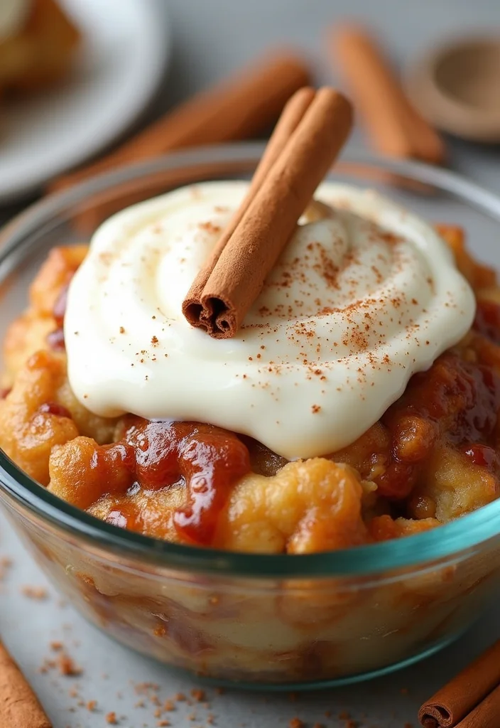 10 Bread Dessert Recipes for Simple Sweet Comfort - 2. Cinnamon Roll Bread Pudding