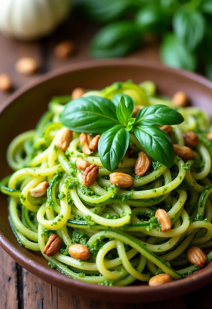 10 Celiac Friendly Dinner Recipes Gluten Free and Tasty - 1. Zucchini Noodles with Pesto