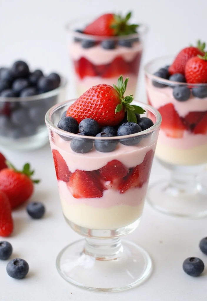 10 Custard Dessert Recipes Smooth and Classic - 10. Berry Custard Parfaits