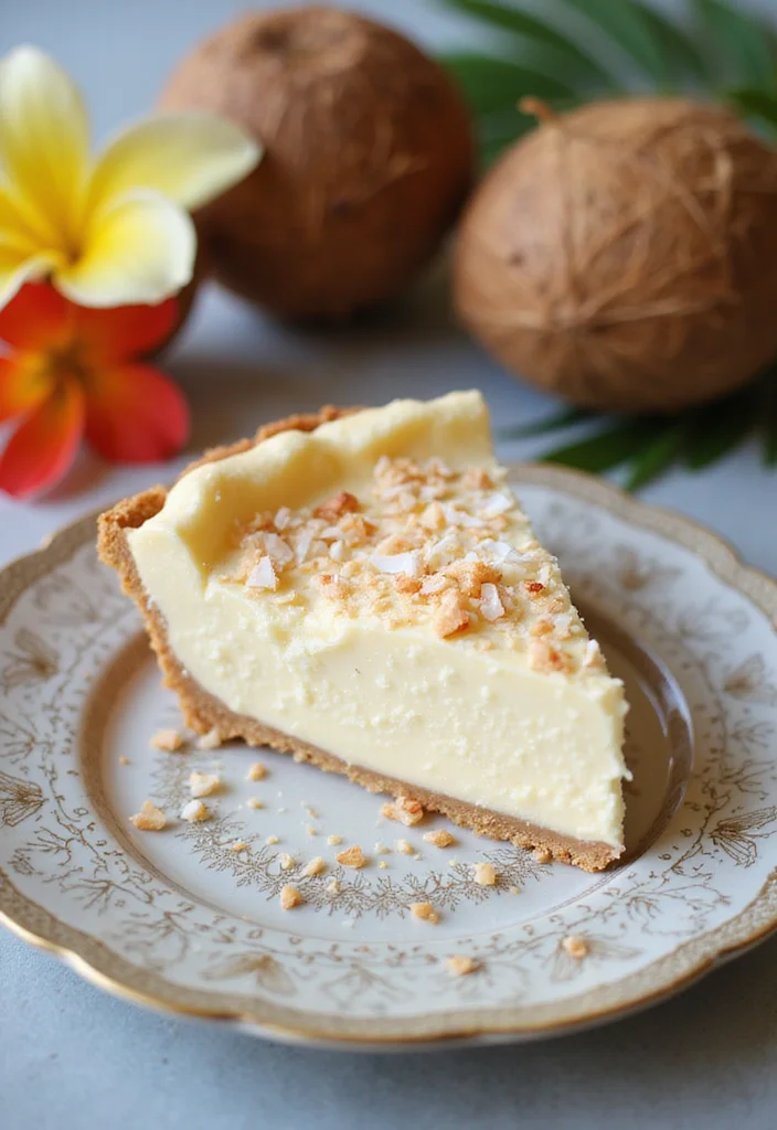 10 Custard Dessert Recipes Smooth and Classic - 5. Coconut Custard Pie