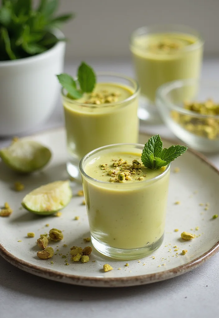 10 Custard Dessert Recipes Smooth and Classic - 7. Pistachio Custard