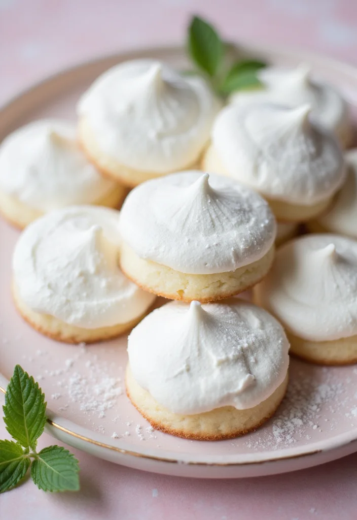 10 Egg White Dessert Recipes Light and Airy - 1. Fluffy Meringue Cookies