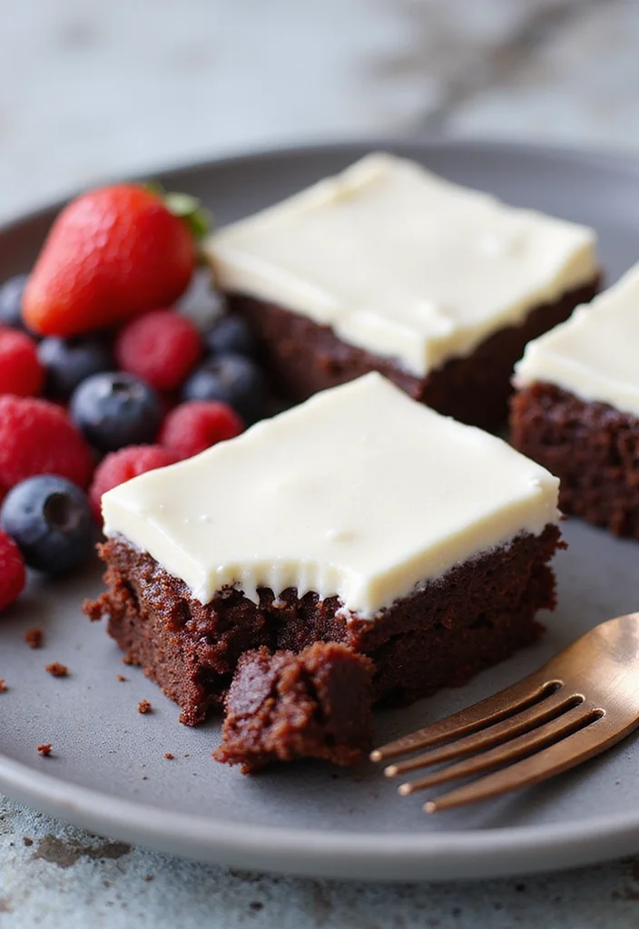 10 Egg White Dessert Recipes Light and Airy - 10. Frosted Egg White Brownies