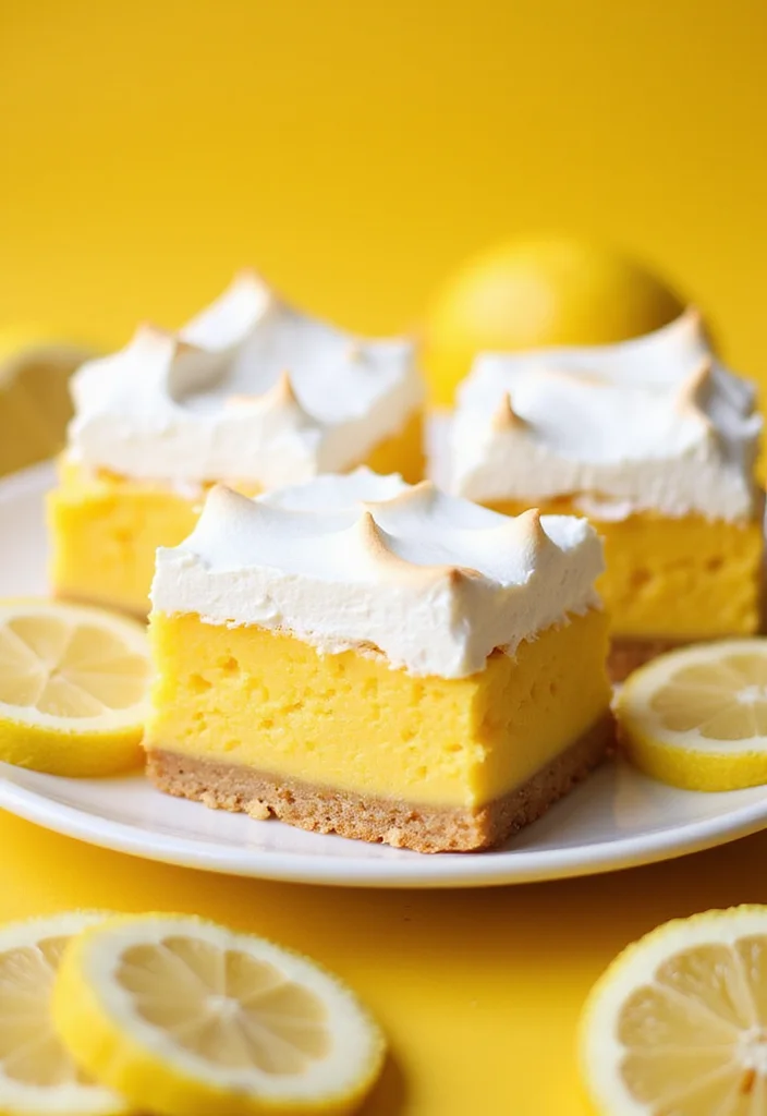 10 Egg White Dessert Recipes Light and Airy - 6. Lemon Meringue Bars