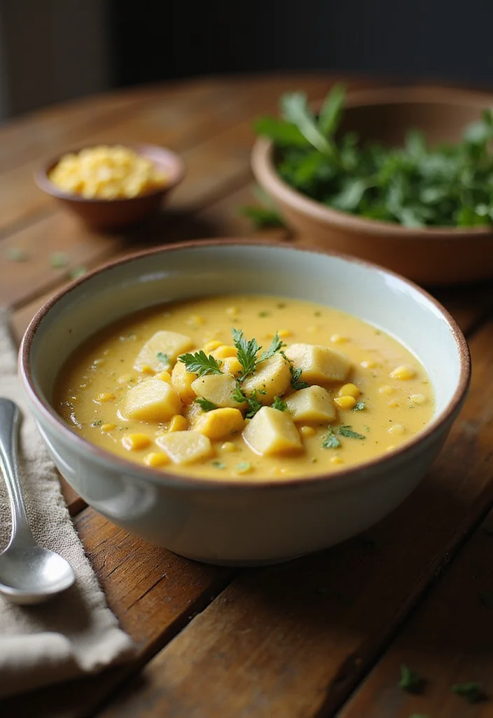 10 Healthy Corn Recipes Fresh and Comforting - 2. Creamy Corn and Potato Soup