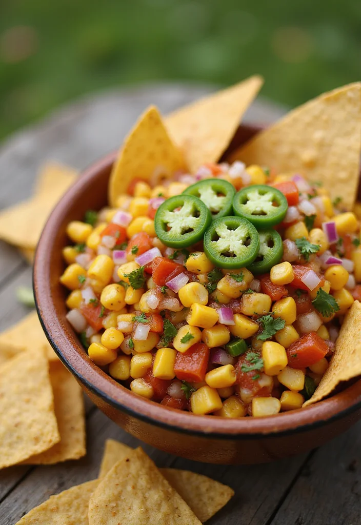 10 Healthy Corn Recipes Fresh and Comforting - 3. Spicy Corn Salsa