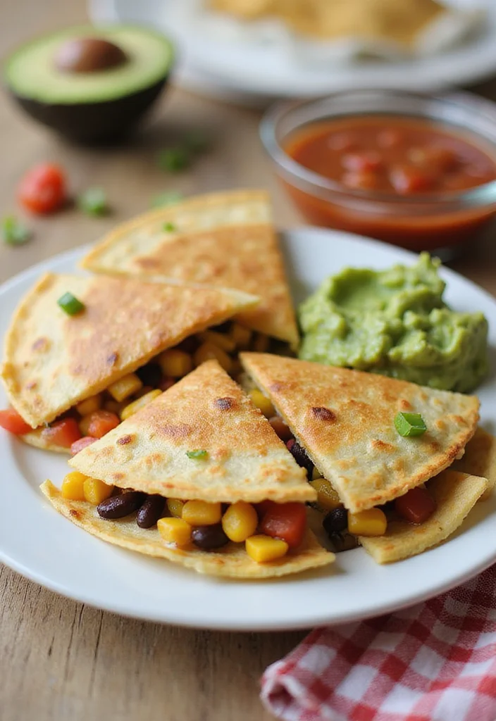 10 Healthy Corn Recipes Fresh and Comforting - 4. Corn and Black Bean Quesadillas