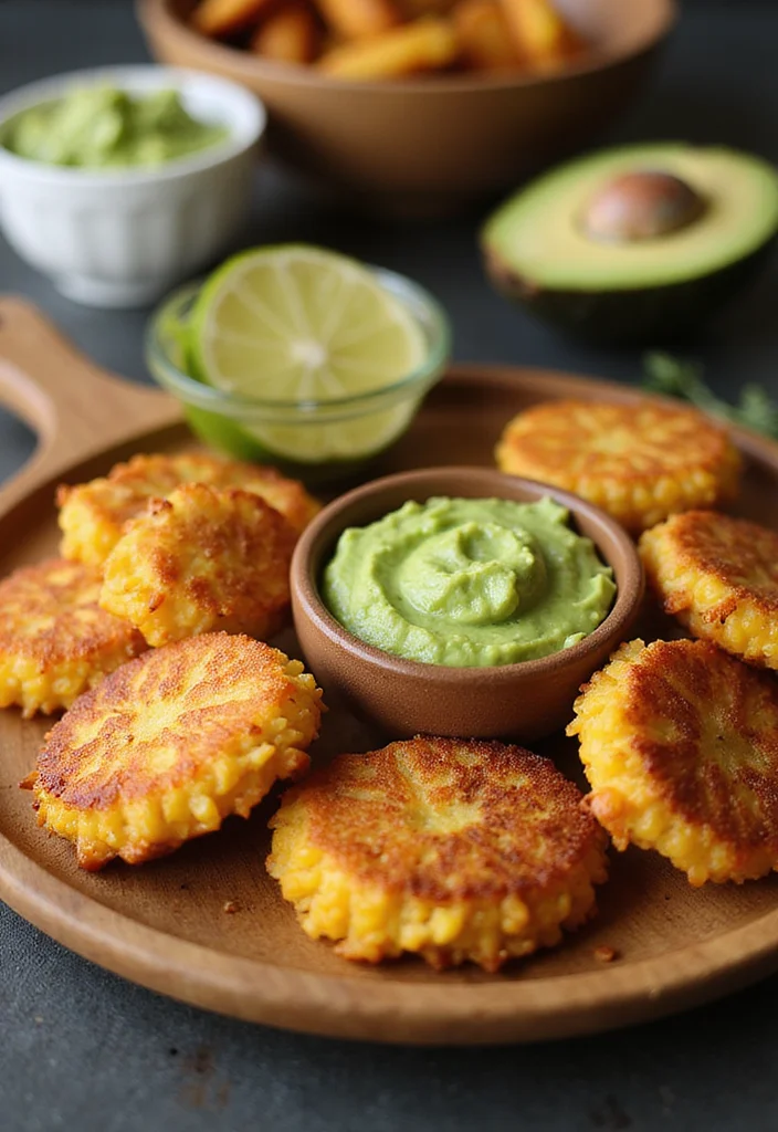 10 Healthy Corn Recipes Fresh and Comforting - 5. Corn Fritters with Avocado Dip