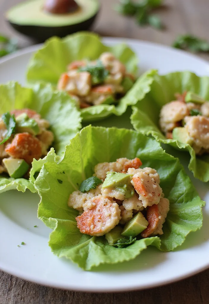 10 Healthy Crab Recipes for Light Seafood Meals - 3. Crab and Avocado Lettuce Wraps