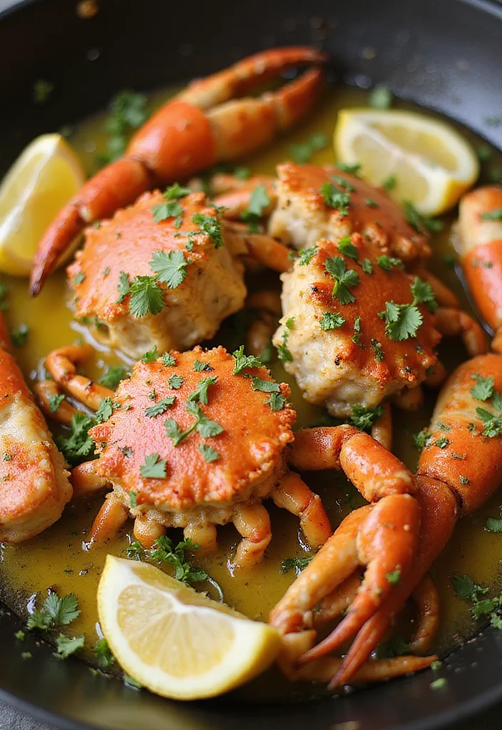 10 Healthy Crab Recipes for Light Seafood Meals - 6. Garlic Butter Crab