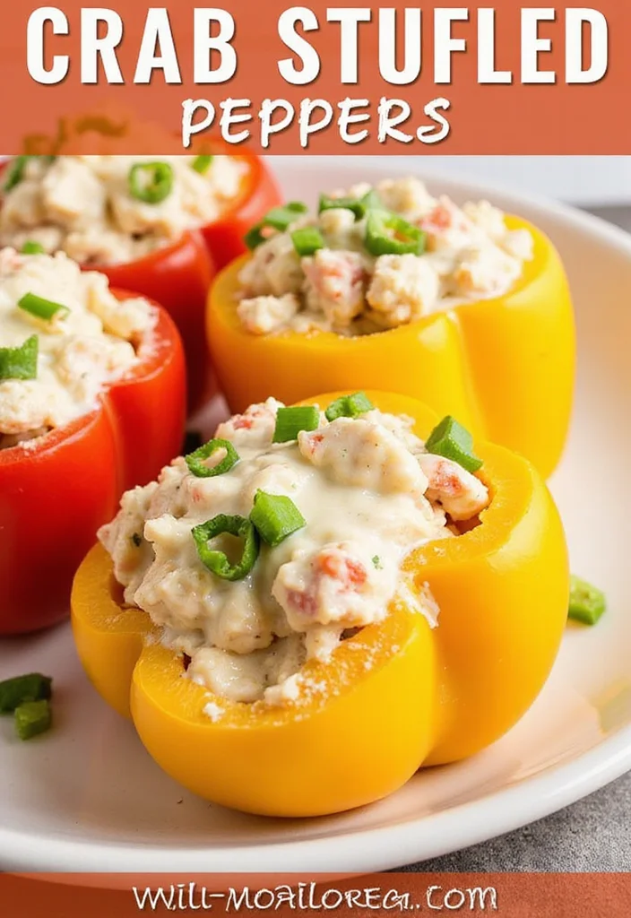 10 Healthy Crab Recipes for Light Seafood Meals - 7. Crab Stuffed Peppers