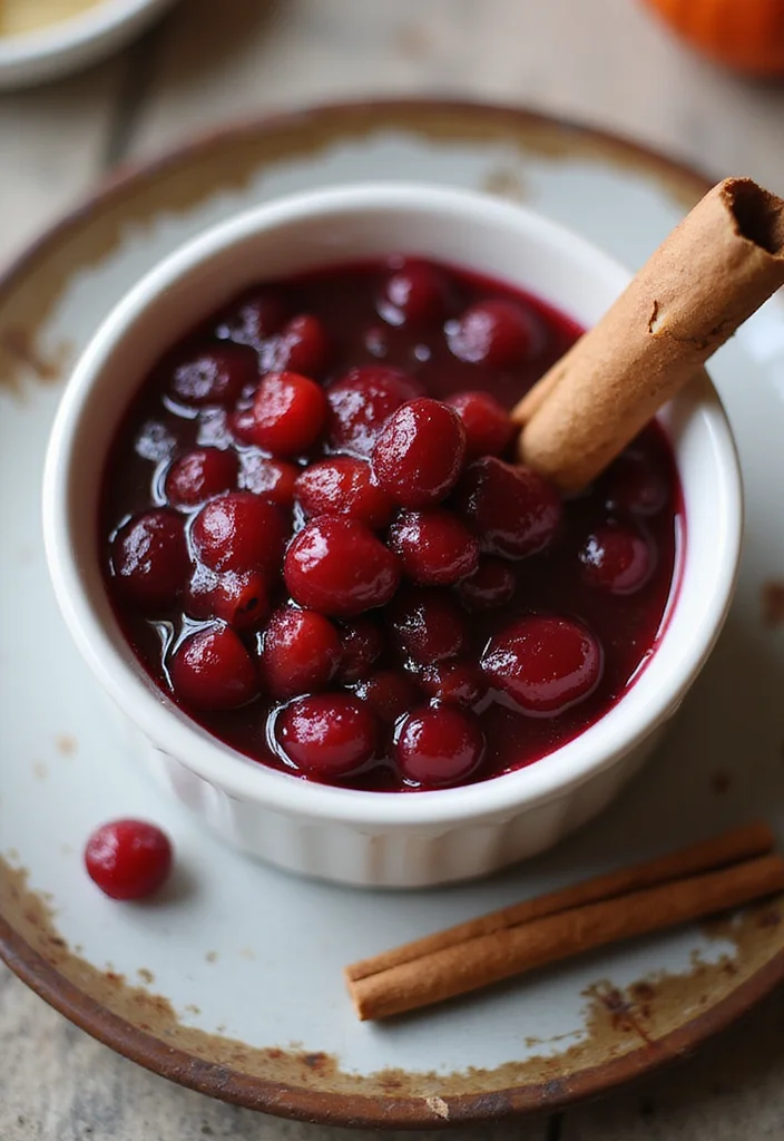 10 Healthy Cranberry Recipes Bright and Nourishing - 8. Spiced Cranberry Sauce