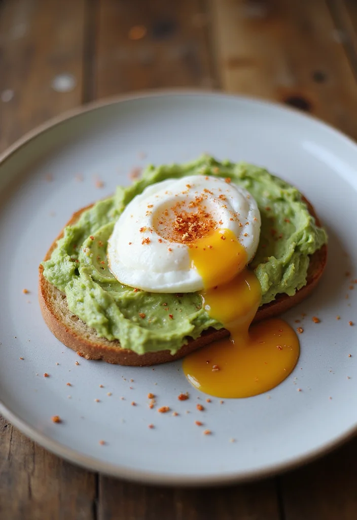 10 Healthy Five Ingredient Recipes Easy and Quick - 1. Avocado Toast with Egg