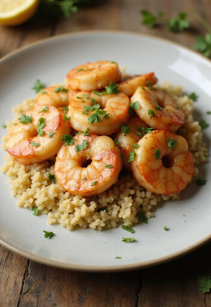 10 Healthy Five Ingredient Recipes Easy and Quick - 3. Lemon Garlic Shrimp