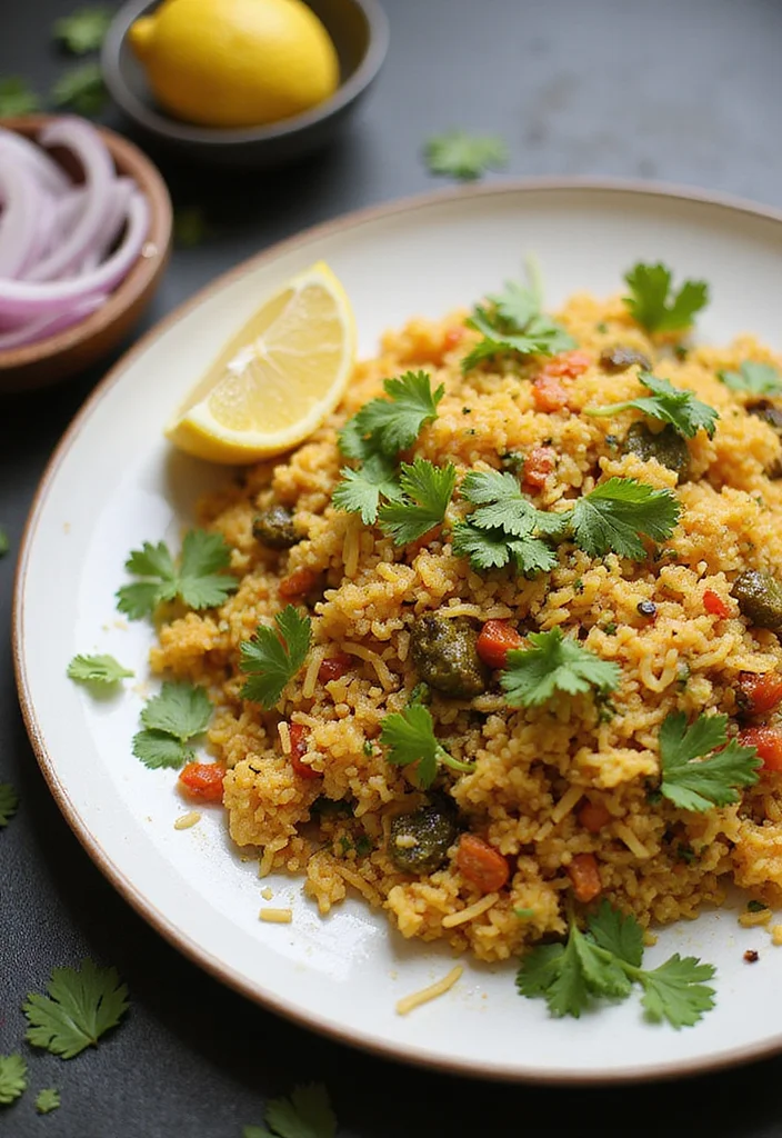 10 Healthy Indian Breakfast Recipes for Busy Mornings - 3. Vegetable Poha