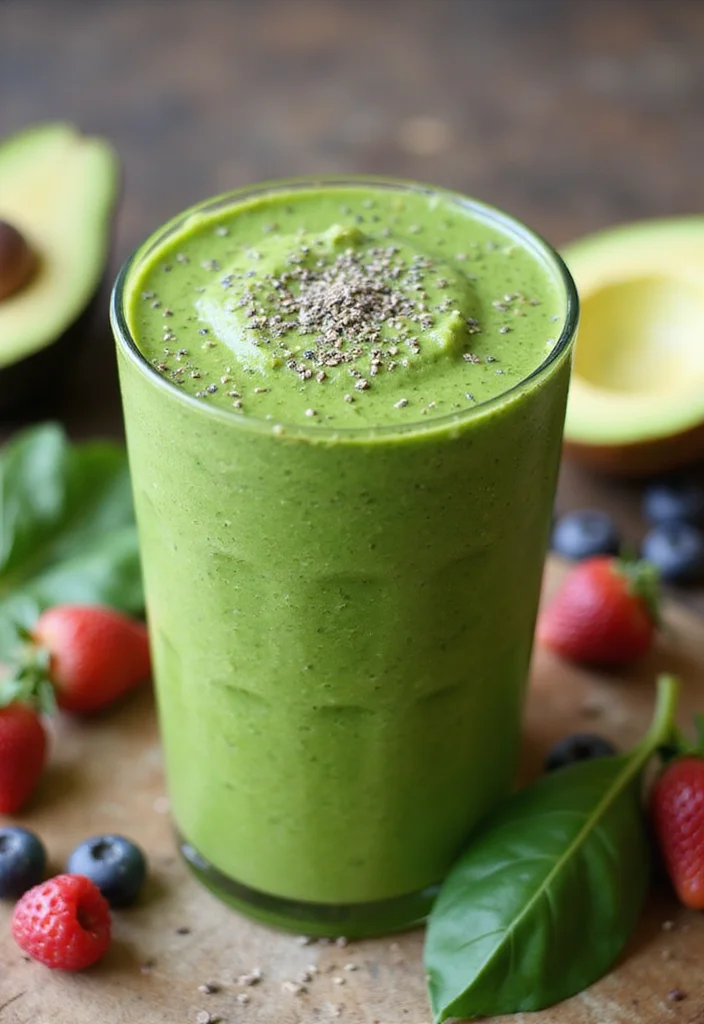 10 Healthy Indian Breakfast Recipes for Busy Mornings - 6. Spinach and Avocado Smoothie