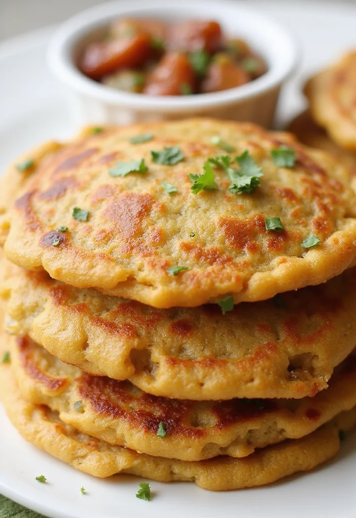 10 Healthy Indian Breakfast Recipes for Busy Mornings - 7. Chana Dal Pancakes