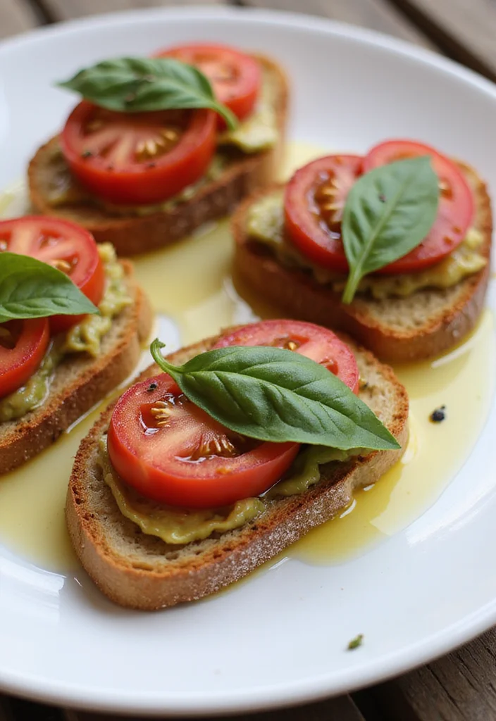 10 Healthy Indian Breakfast Recipes for Busy Mornings - 8. Tomato and Basil Toast