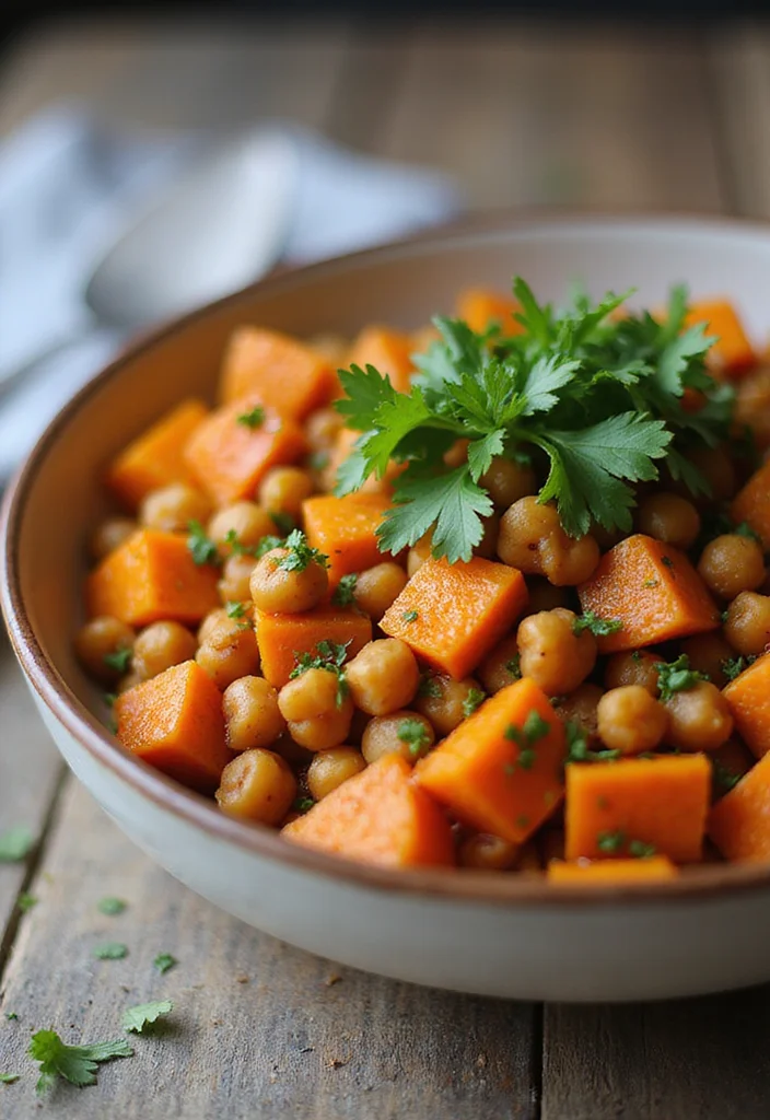 10 Healthy Indian Breakfast Recipes for Busy Mornings - 9. Sweet Potato and Chickpea Hash