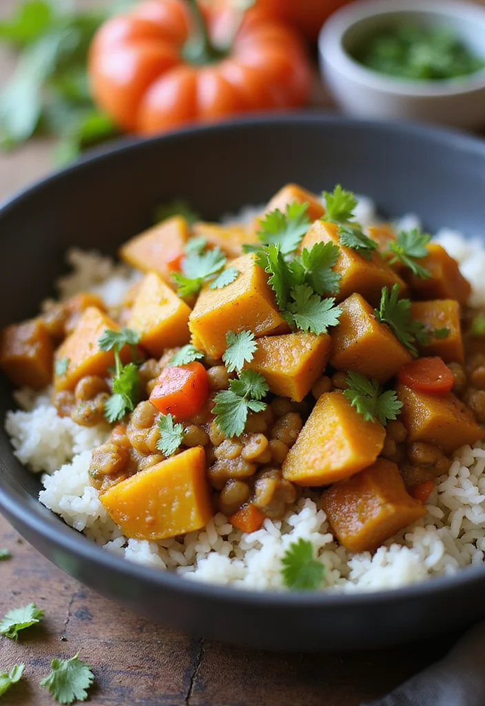 10 Healthy Squash Recipes with Seasonal Flavor - 9. Squash and Lentil Curry
