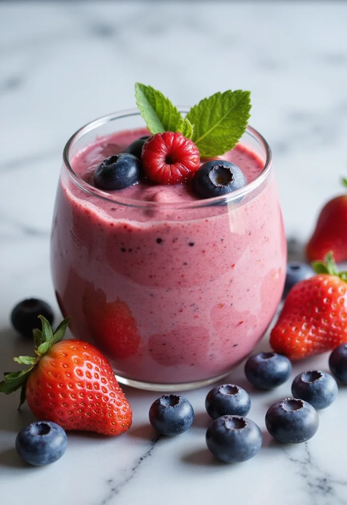 10 Keto Breakfast Smoothie Recipes Energizing and Low Carb - 2. Berry Blast Keto Smoothie