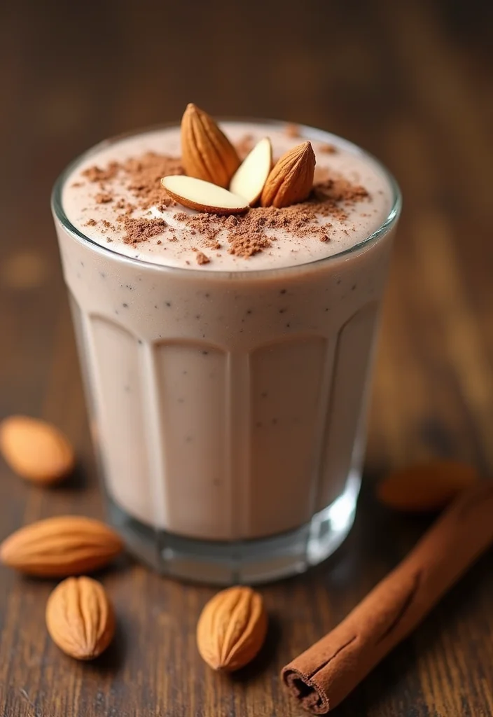 10 Keto Breakfast Smoothie Recipes Energizing and Low Carb - 6. Cinnamon Almond Joy Smoothie