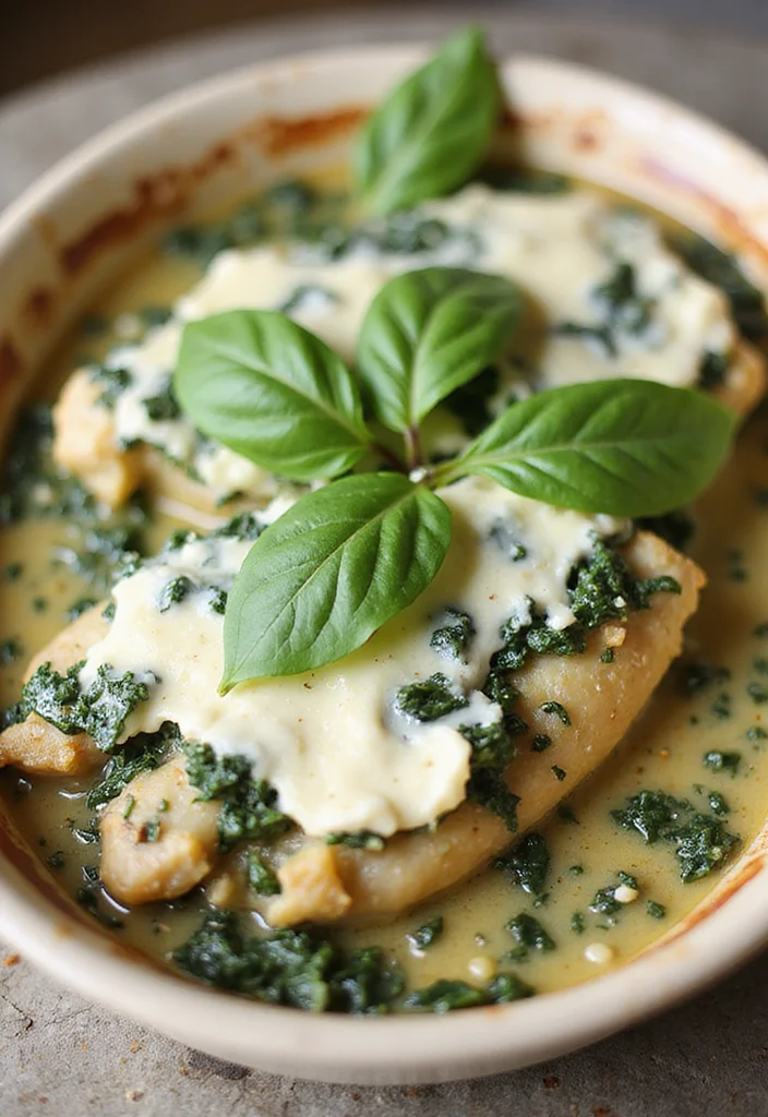 10 Keto Chicken Bake Recipes for Simple Dinners 23 10 Keto Chicken Bake Recipes for Simple Dinners - 3. Creamy Spinach and Artichoke Chicken Bake