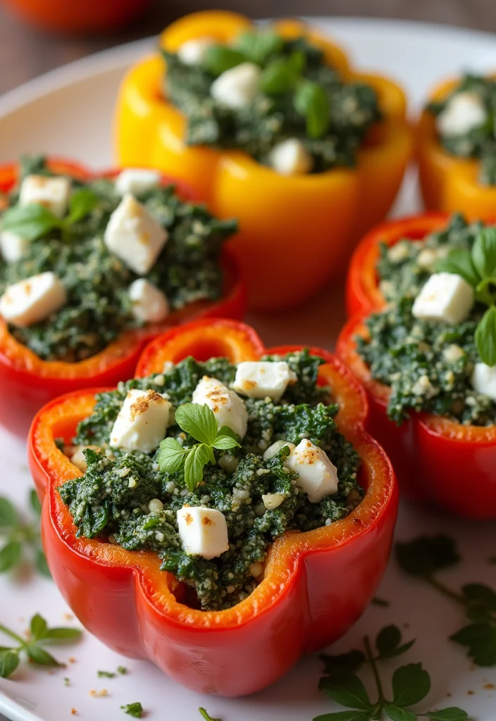 10 Keto Feta Recipes for Bold Simple Flavors 56 10 Keto Feta Recipes for Bold Simple Flavors - 6. Feta-Stuffed Bell Peppers