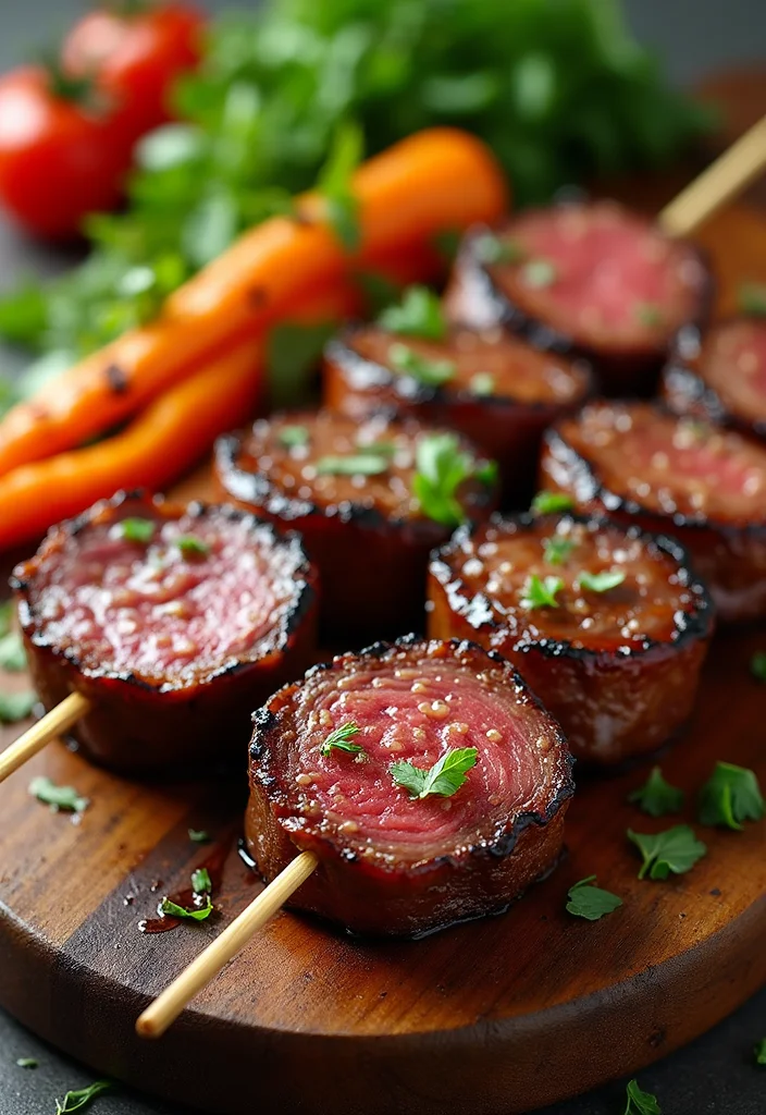 10 Keto Ground Venison Recipes for Lean Low Carb Meals - 10. Venison Skewers with Garlic Butter