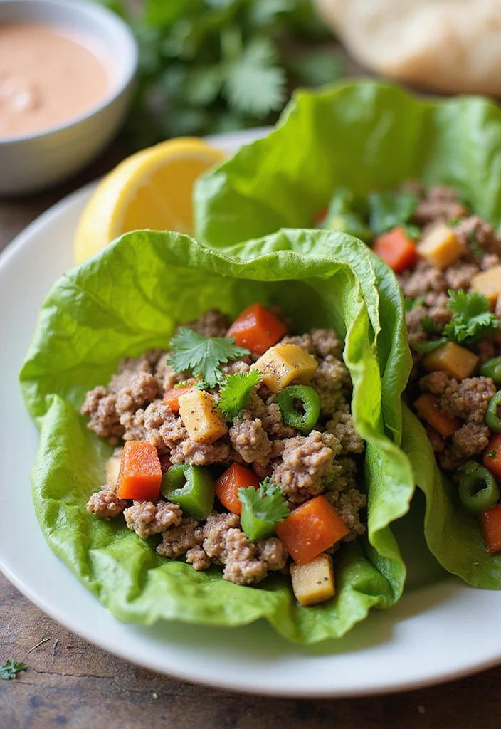 10 Keto Ground Venison Recipes for Lean Low Carb Meals - 3. Venison Lettuce Wraps