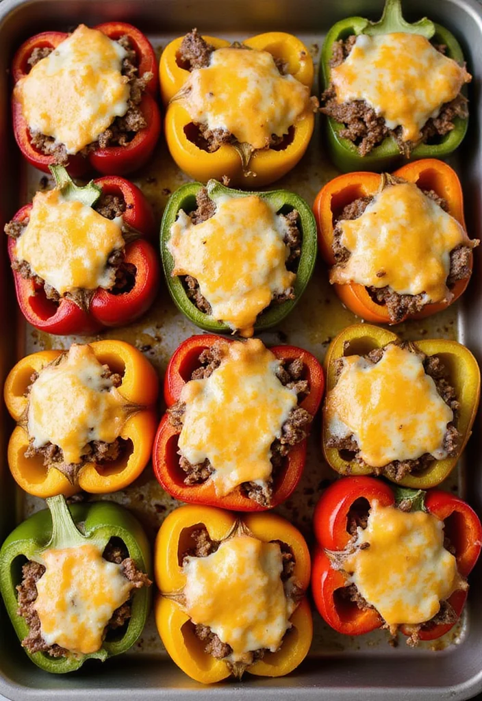 10 Keto Ground Venison Recipes for Lean Low Carb Meals - 4. Venison Stuffed Peppers