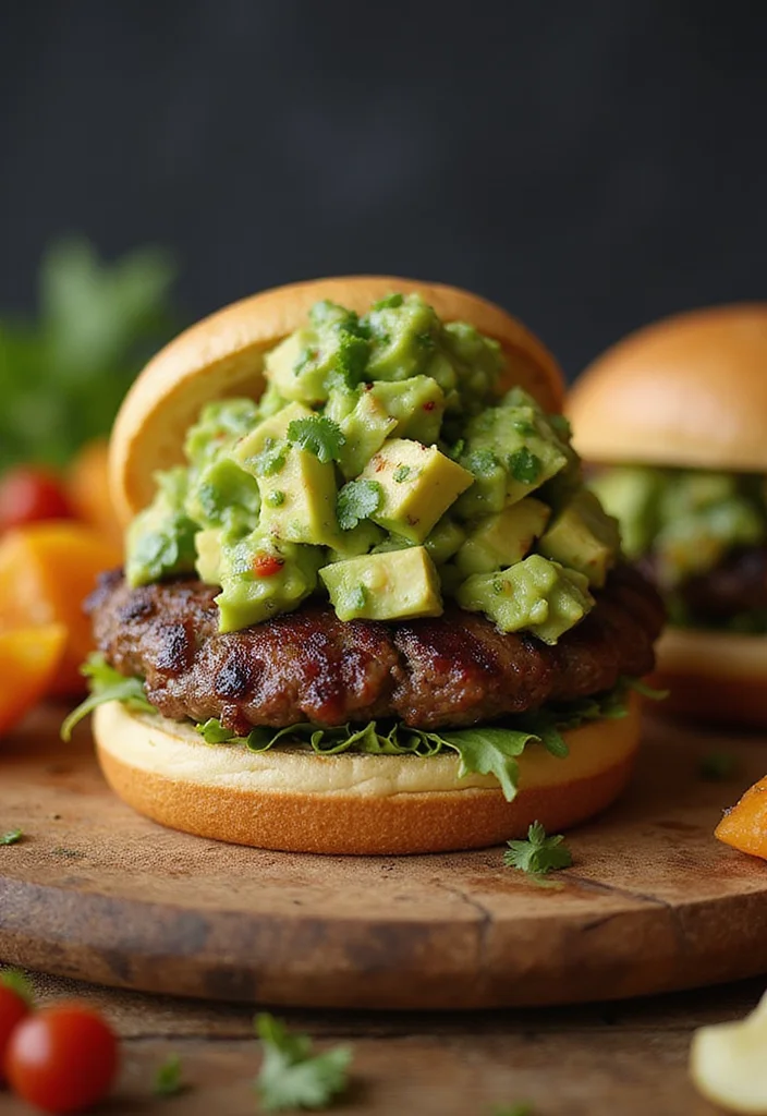 10 Keto Ground Venison Recipes for Lean Low Carb Meals - 8. Venison Burgers with Avocado Salsa