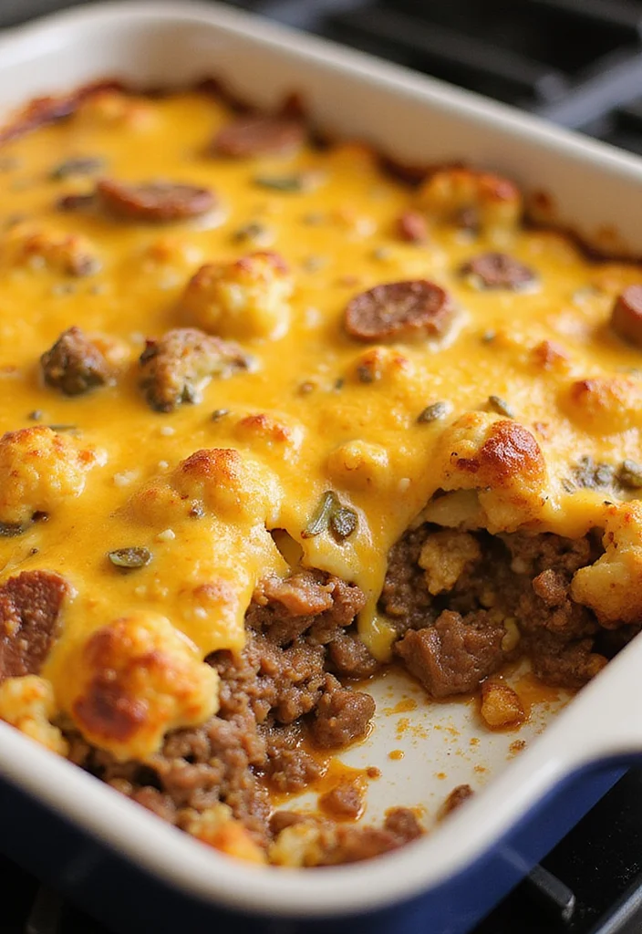 10 Keto Roast Beef Recipes Easy and Satisfying - 7. Keto Beef and Cauliflower Casserole