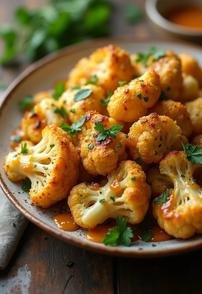 10 Lebanese Vegan Recipes with Classic Flavor - 9. Roasted Cauliflower with Tahini Sauce
