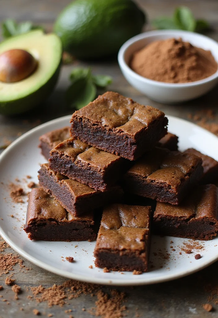 10 Matcha Dessert Recipes for Fresh Green Flavor - 2. Matcha Avocado Brownies