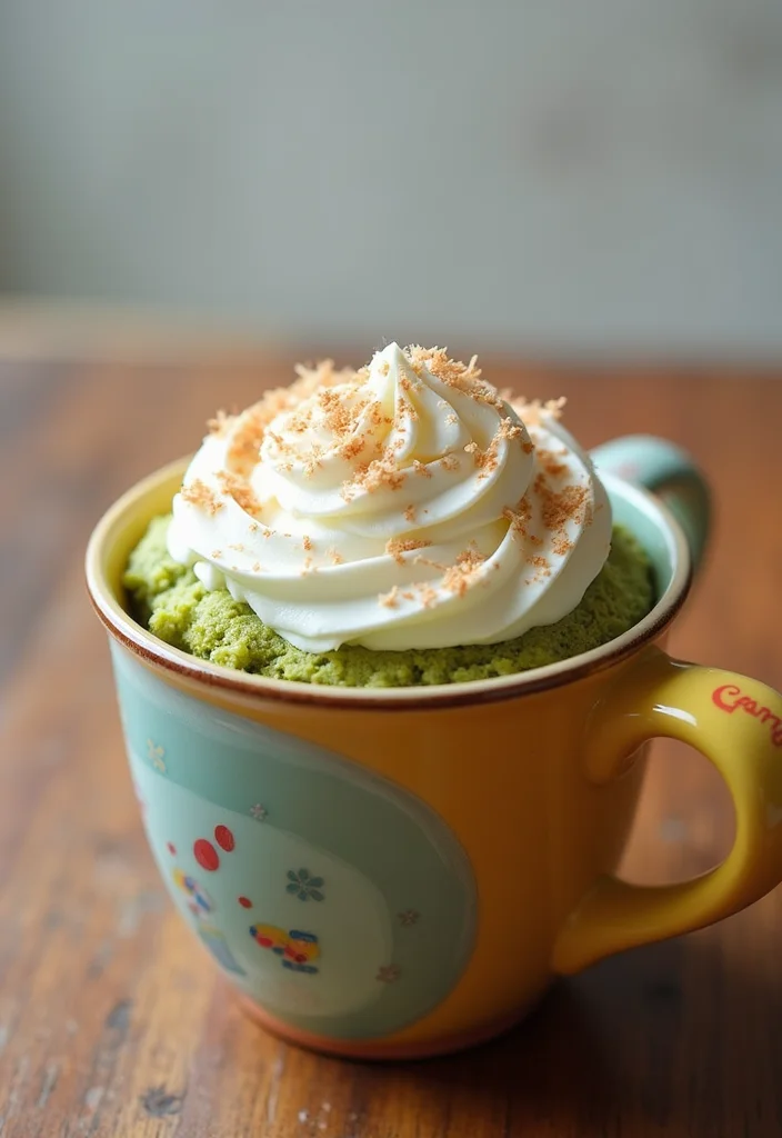 10 Matcha Dessert Recipes for Fresh Green Flavor - 6. Matcha Mug Cake