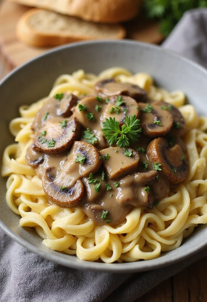 10 Sour Cream Dinner Recipes: Creamy and Easy 23 10 Sour Cream Dinner Recipes: Creamy and Easy - 3. Sour Cream Mushroom Stroganoff