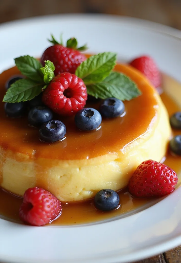 10 Spanish Dessert Recipes with Traditional Sweetness - 1. Flan de Huevo (Egg Flan)