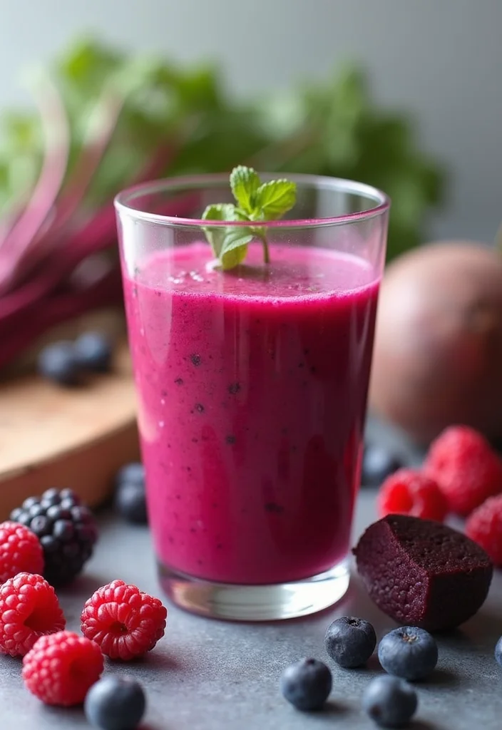 10 Vegan Fruit Smoothie Recipes for Fresh Energy - 10. Sweet Beet Berry Smoothie