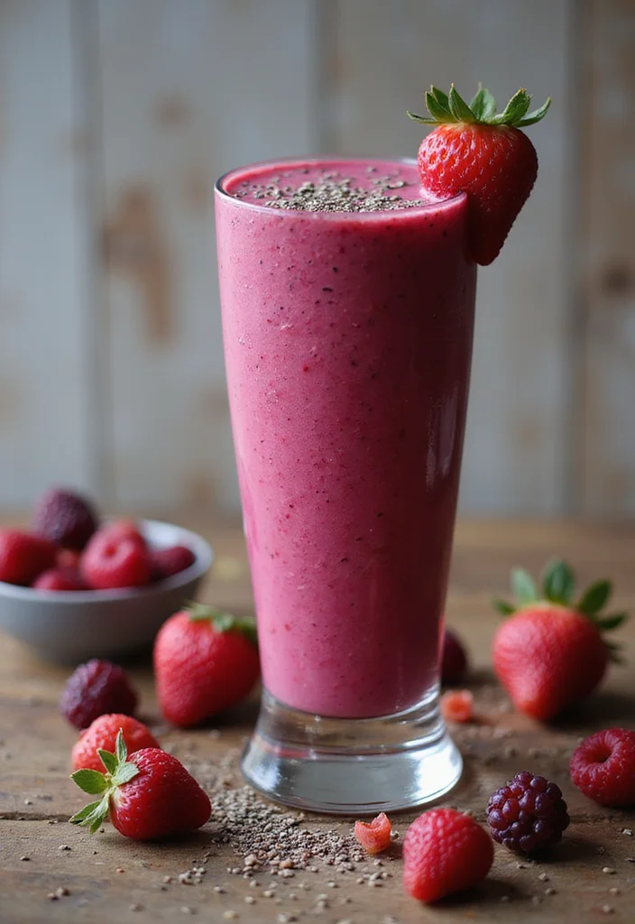10 Vegan Fruit Smoothie Recipes for Fresh Energy - 2. Berry Blast Smoothie