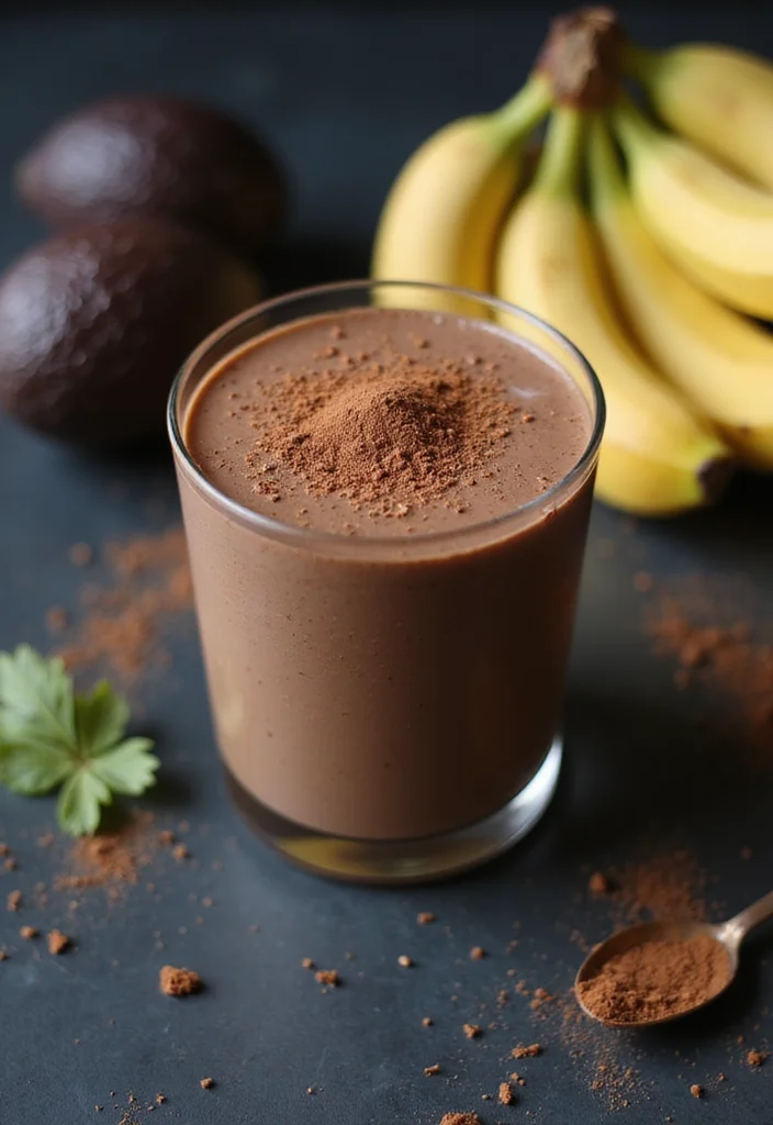 10 Vegan Fruit Smoothie Recipes for Fresh Energy - 5. Chocolate Avocado Smoothie