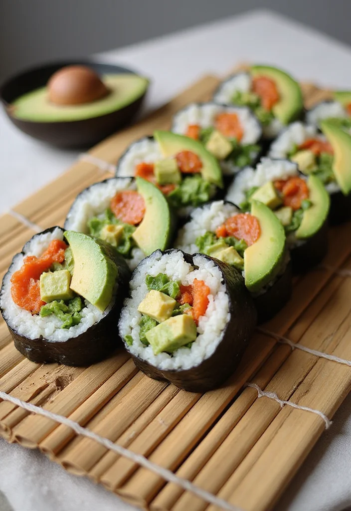 10 Vegan Japanese Recipes Simple and Comforting - 3. Plant-Based Sushi Rolls