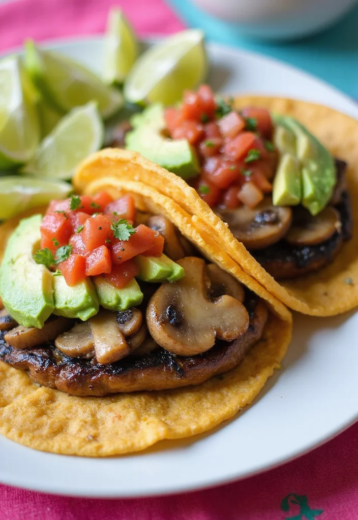 10 Vegan Portobello Mushroom Recipes Rich and Savory 12 10 Vegan Portobello Mushroom Recipes Rich and Savory - 2. Portobello Mushroom Tacos