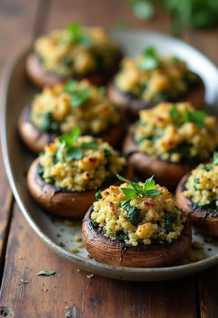 10 Vegan Portobello Mushroom Recipes Rich and Savory 23 10 Vegan Portobello Mushroom Recipes Rich and Savory - 3. Stuffed Portobello Mushrooms