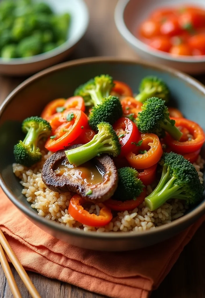 10 Vegan Portobello Mushroom Recipes Rich and Savory 34 10 Vegan Portobello Mushroom Recipes Rich and Savory - 4. Portobello Mushroom Stir-Fry