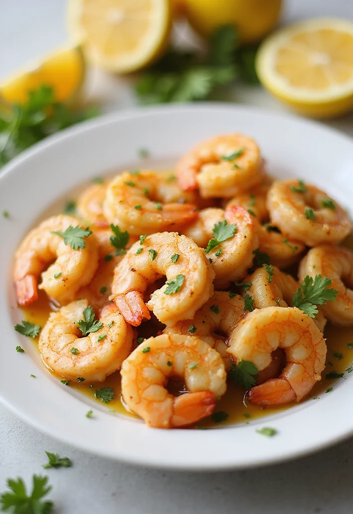 10 Whole30 Keto Recipes for Clean Low Carb Meals - 1. Zesty Lemon Garlic Shrimp