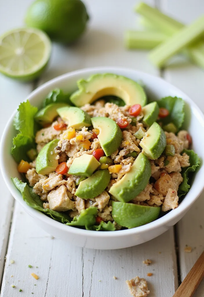 10 Whole30 Keto Recipes for Clean Low Carb Meals - 2. Avocado Chicken Salad