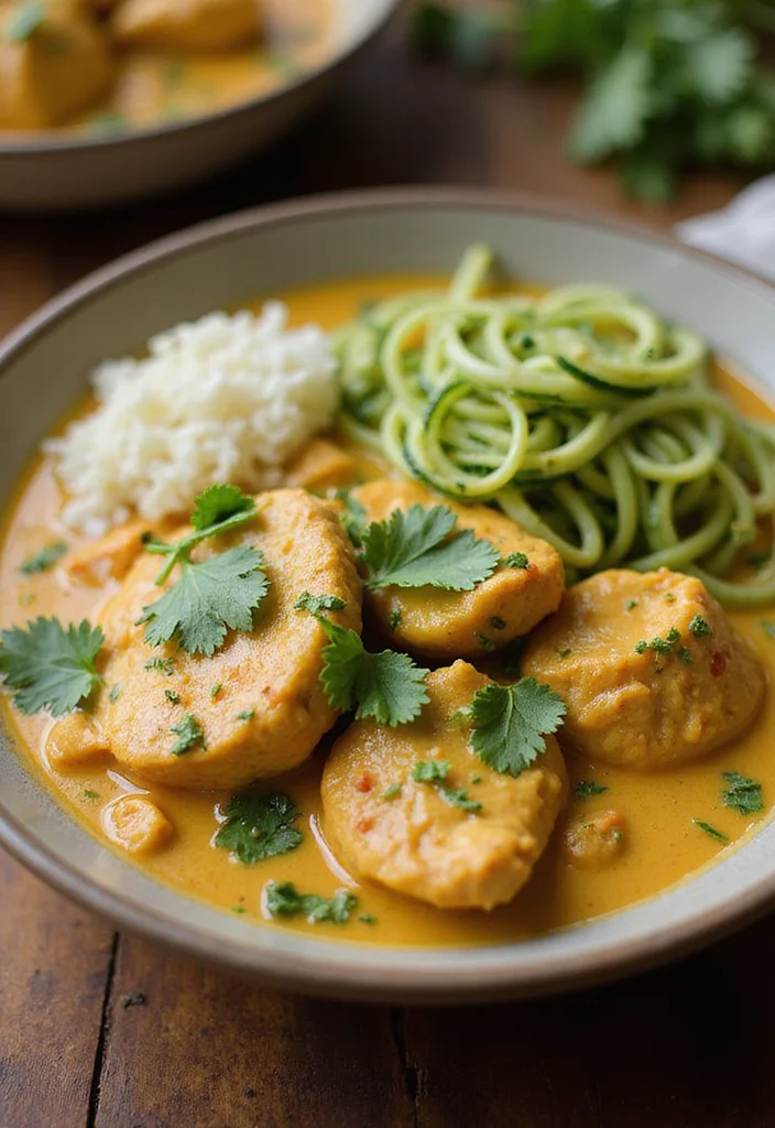 10 Whole30 Keto Recipes for Clean Low Carb Meals - 4. Coconut Curry Chicken