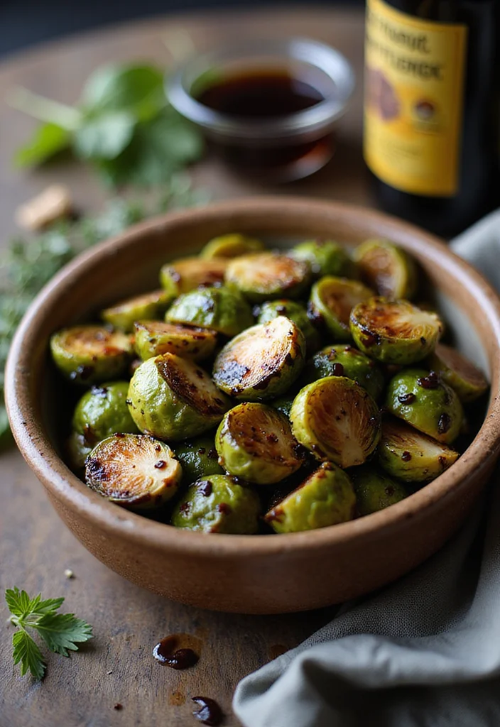 10 Whole30 Keto Recipes for Clean Low Carb Meals - 8. Balsamic Glazed Brussels Sprouts