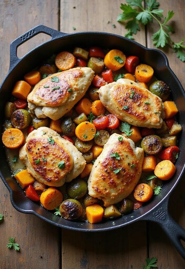 12 Dump and Bake Dinner Recipes Minimal Effort - 3. One-Pan Greek Chicken and Veggies